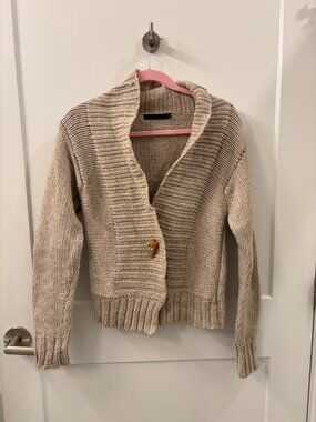 Marc Jacobs Wool Open Front Cardigan Size Large